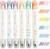 Fogman Highlighter Line Cute Pastel Stationery Set of 6 Pens Pens, Markers, Markers, Design, (12 Colors)