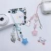 Cute Star Bead Tassels Pendant Phone Straps Lanyard Pocket Keychain Strap Backpack Charm Car Keys Decoration Chain
