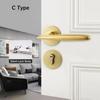Competitive Price Privacy Door Knob Lock Easy Install  Lever Door Lock Handles Set Replacement Kit With All Screws Installation