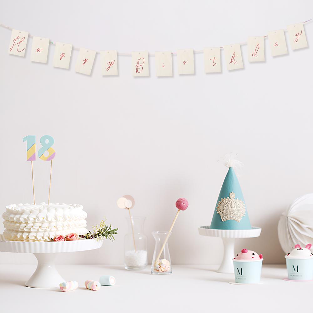 50 Pieces Unfinished Square Wood Slices Blank 3.5 X 2.3 Inches Rectangle Chips For Painting DIY Craft Decoration