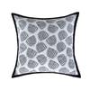 Black and White Living Room Sofa Pillow Light Luxury Luxury Bedroom Bedside Pillow Pillow Case Bay Window Cushion Does Not Contain Core
