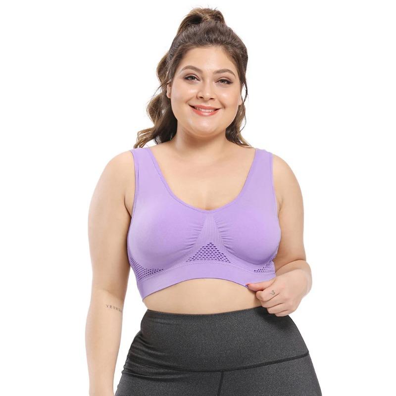 Σουτιέν σουτιέν χωρίς ραφή με μαξιλαράκια Μεγάλο μέγεθος 5XL 6XL Bralette σουτιέν Push Up για γυναίκες Γιλέκο ασύρματο ενεργό σουτιέν