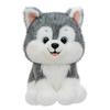 Cross-border Sitting Husky Plush Toy - Smiling Dog Doll for Kids' Birthday Gift