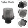 Airless Sprayer Painter Inlet Strainer Extended Pump Life Plastic And Metal 3/4 Inch Inlet Screen Black And Silver