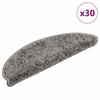VidaXL Stair Treads 30 Pieces 56 X 17 X 3 Cm Grey Semicircular 3365799