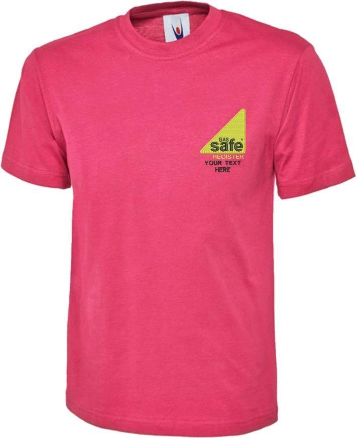 Personalised Embroidered Gas Safe T Shirt Officially Registered Merch Uneek Top 9 S