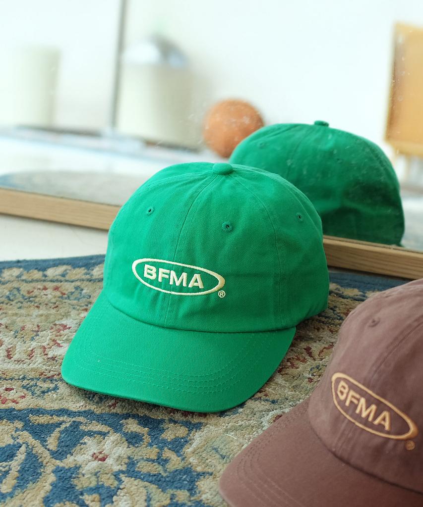 Beollunpeulenjeu Bfma Logo Washed Ball Cap Kelly Green