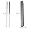 304 Stainless Steel Lunch Tableware Portable Dinnerware Set Chopstick  Kitchen