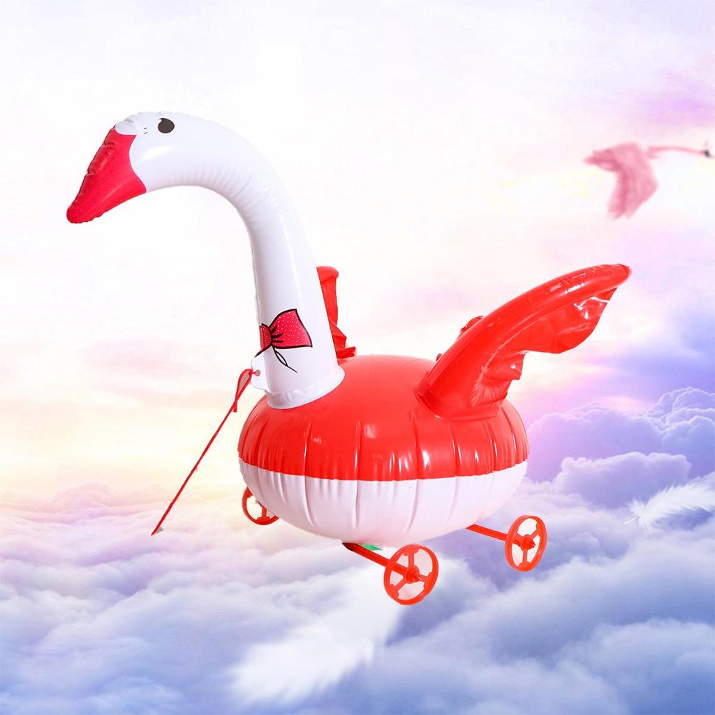 3D Walking Animal Balloons with Pull-Along Wheels - Fun Cartoon Toy for Kids