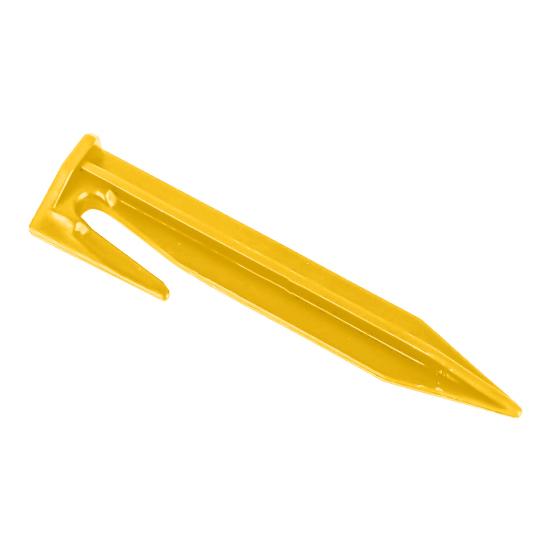 100Pcs Camping Tent Stake Heavy Duty Lawnmower Boundary Wire Stake Outdoor Garden Yard Patio Lawn Tarp Canopy Windproof Ground Spike Tent Peg