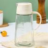HeY LiLac 630ml Automatic Opening Glass Oil Dispenser Bottle for Kitchen No Drip Cooking Oil Container