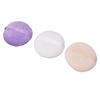 3 PCS Powder Puff Super Large Round Soft Velour Face Powder Pads Portable with Ribbon Makeup Puff