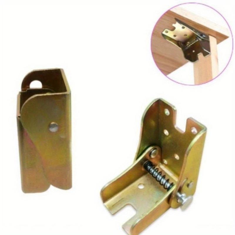 90 Degree Folding Hinge Table Legs Brackets Fold Feet for Table Chair Extension Tables Foldable Self-Locking Feet Hinges.