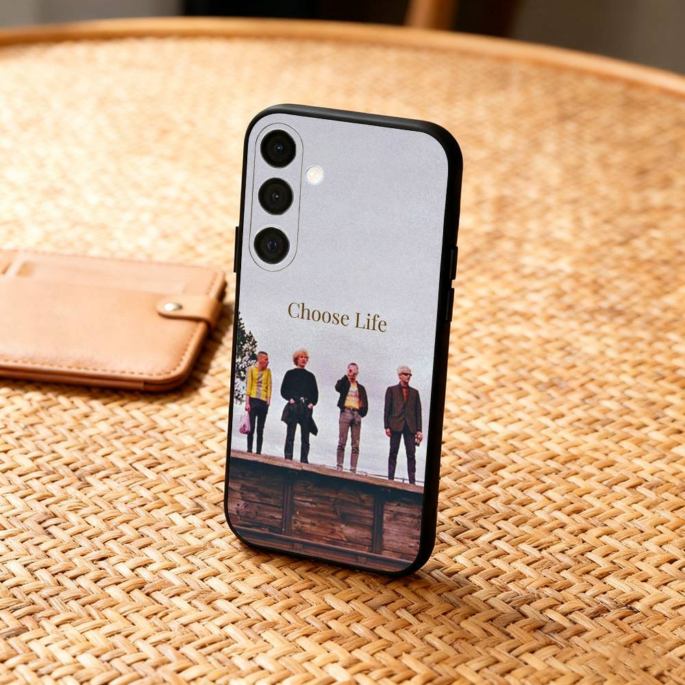 T-TrainspottingS C-Choose Life  Phone Case For Samsung  A73,72,71,53,52,51,22,91,80, Soft Black Cover