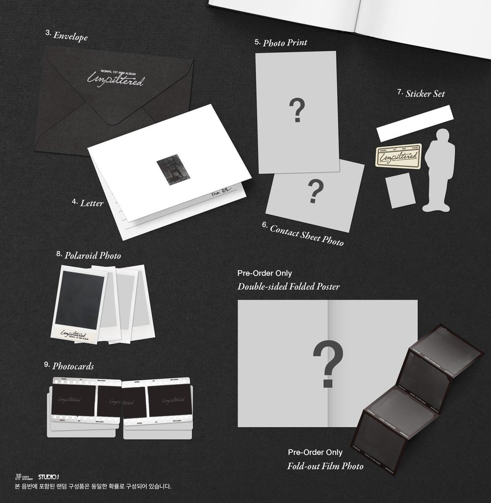 [POB] WONPIL (DAY6) [Unpiltered] 1st Mini Album - Photobook Ver.