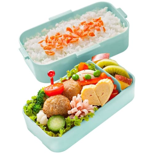 Skater Bento Box, 2-Tier, 600ml, for Women, Made In Japan, with a Soft Dome-Shaped Lid, Dishwasher and Microwave Safe, Disney Peter Pan and Tinker Bel
