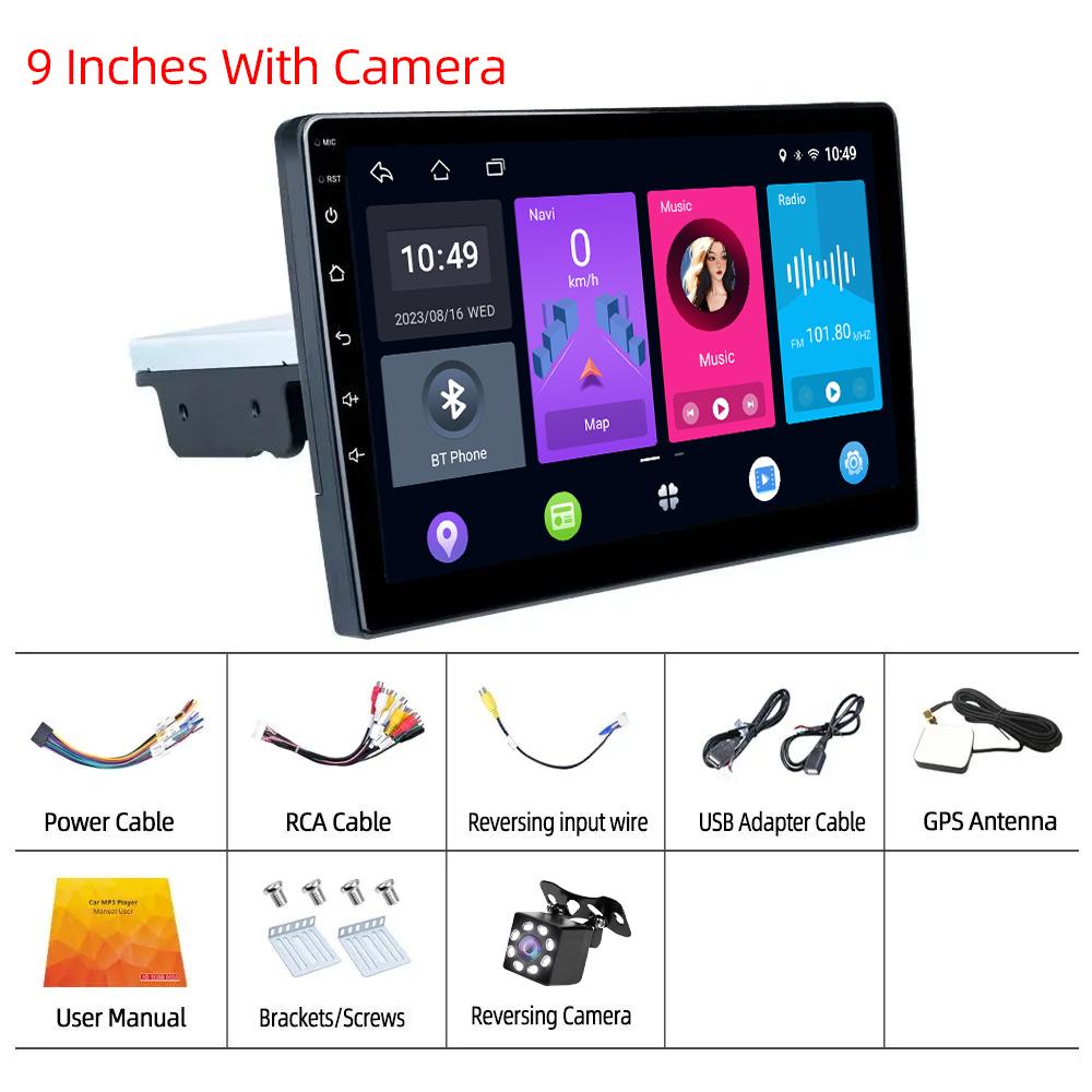 Radiou Auto Hippcron Android 11 1 Din Autoradio 2G 32G Universal 7"/9" WIFI GPS Bluetooth Audio Multimedia Video Player