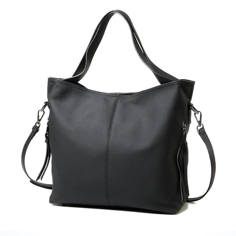 Leather Tote Bag Women's 2025 New Fashion Large-capacity Handbag First Layer Cowhide Women's Messenger Bag Shoulder Bag