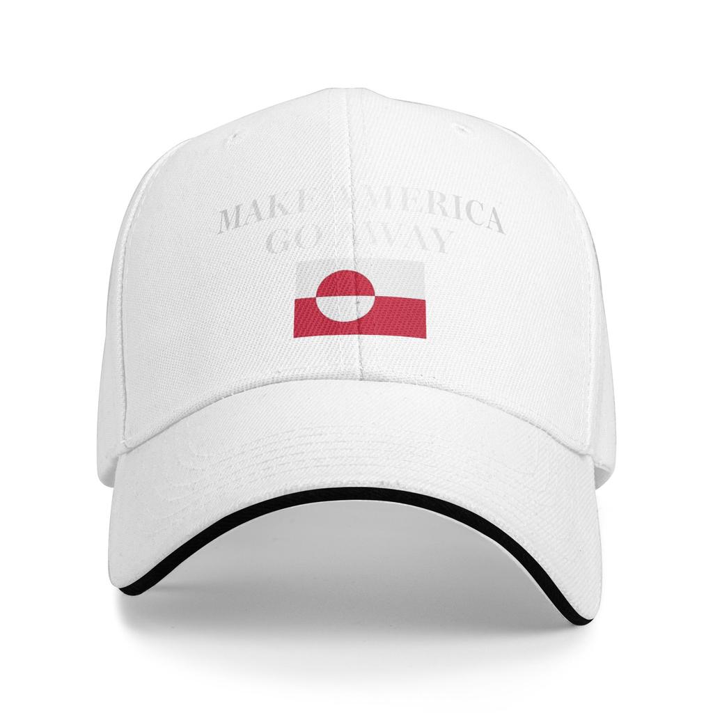 Make America Go Away Greenland Suppport  Baseball Cap  Men Adult Print Trucker Hat Summer Hiking Fishing Sun Visor Baseball Caps