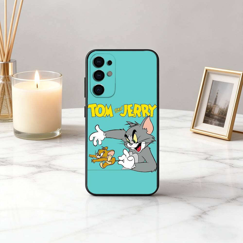

Funny TomS Cartoon JerryS Phone Case For Samsung S25,S24,S21,S22,S23,S30,Ultra,S20,Plus,Fe,Soft Silicone Black Cover Samsung S23plus5G