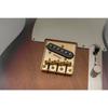 Wilkinson WOT01T Telecaster Bridge with String Screw for TL Electric Gold 10.8mm Pitch, 3-Way Saddles, Guitars,