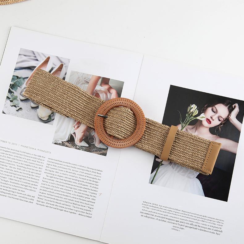 

Корейский стиль, модные ремни для женщин, 100 см, креативные соломенные плетеные ремни, женская ветровка, пальто, пояс, пояс