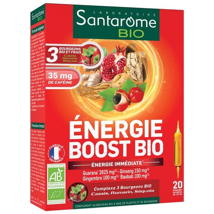 Arborescence Santarome Bio - Energie Boost Bio - Coup D#039;directe Energie - 20 Ampullen