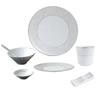 Ruhan European Style Ceramic Decal Dinner Plate