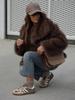 2024 Autumn/Winter Women's Loose Warm Faux Fur Coat