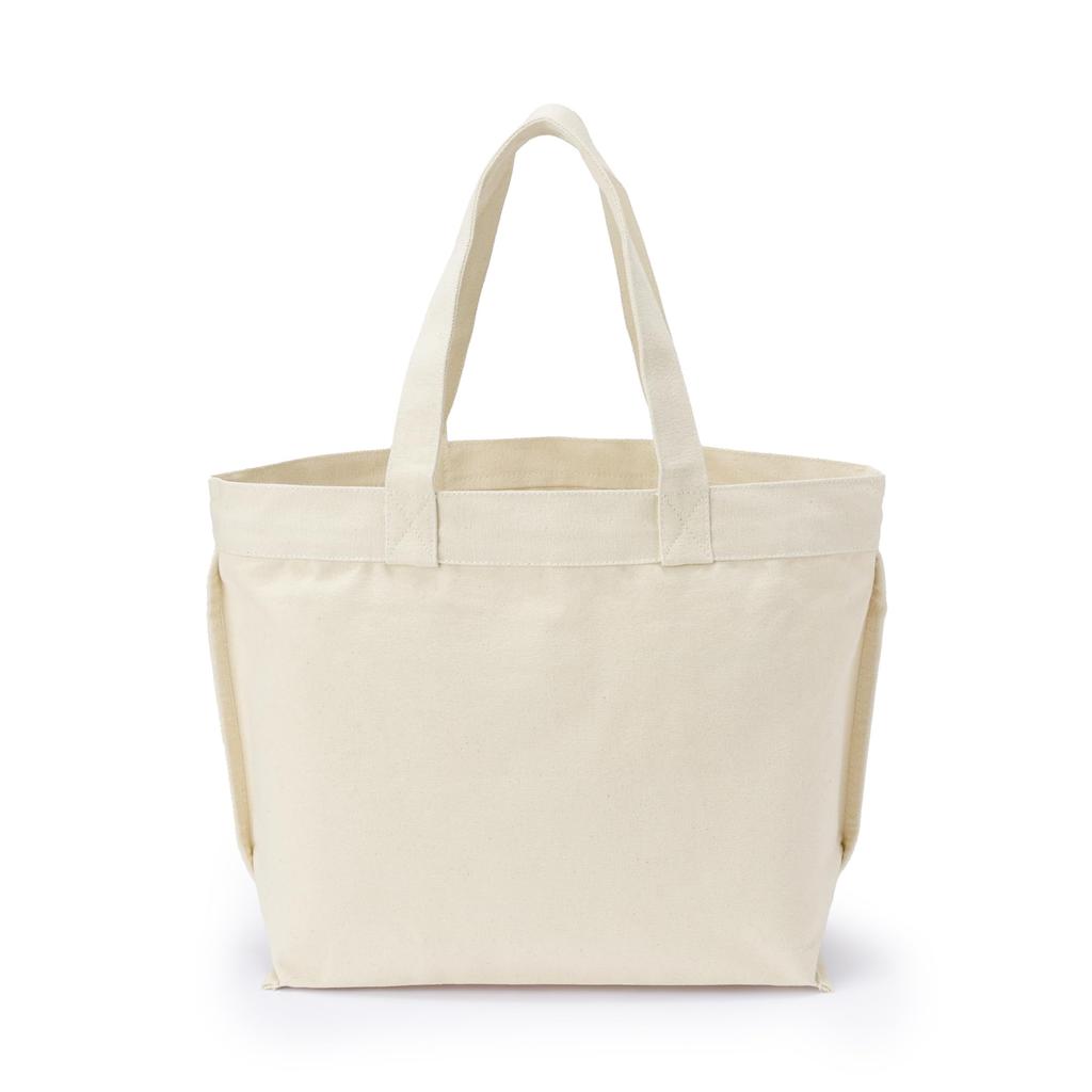 MUJI Canvas Horisontell Tygkasse, Unisex, Vuxen, EGB20A6S, Naturfärg