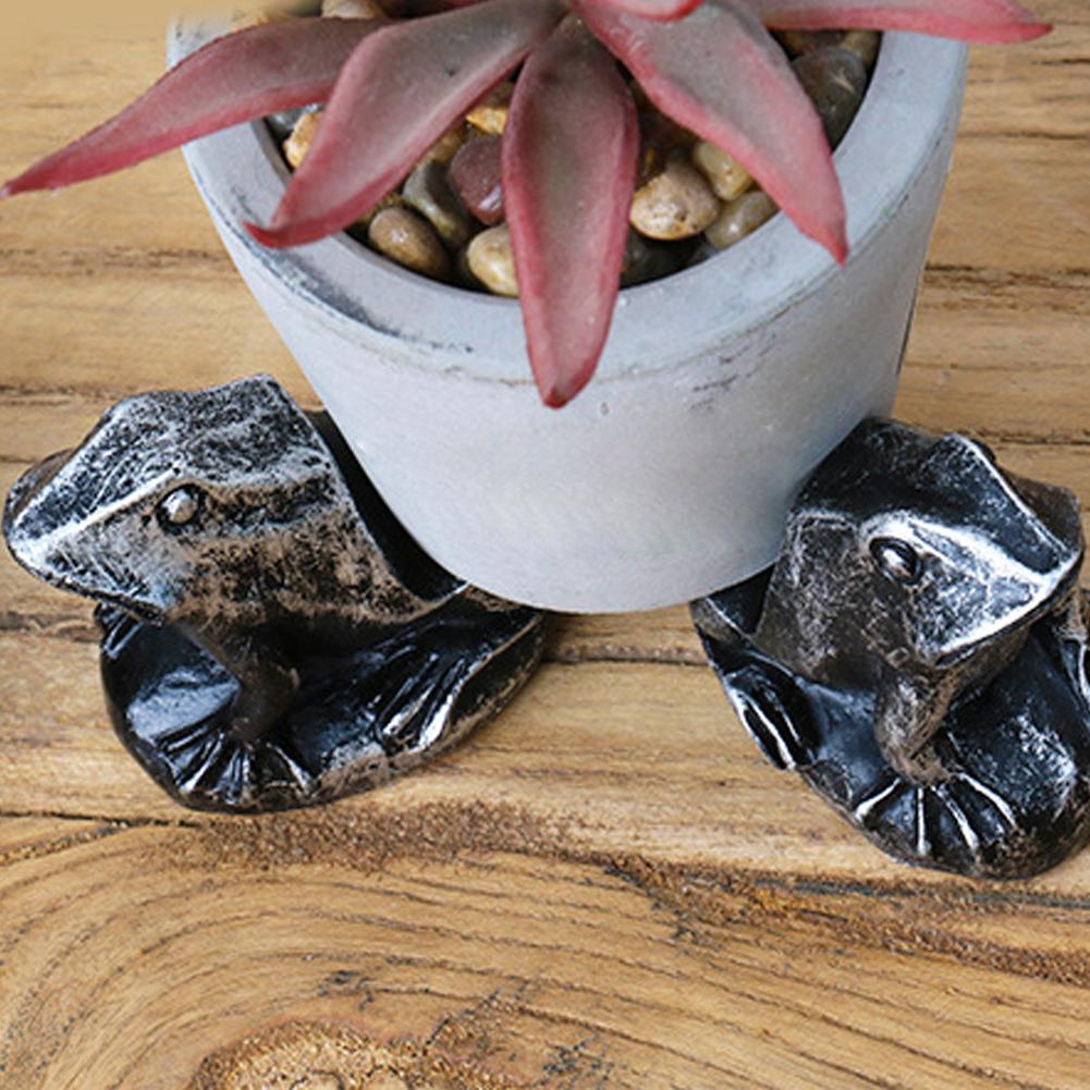 Plant Pot Feet Set of 3, Tortoise/Dog/Frog/Cat Resin Craft Pot Decorative Feet, Small 5.5cm Animal Statue Pot Base Planter Riser