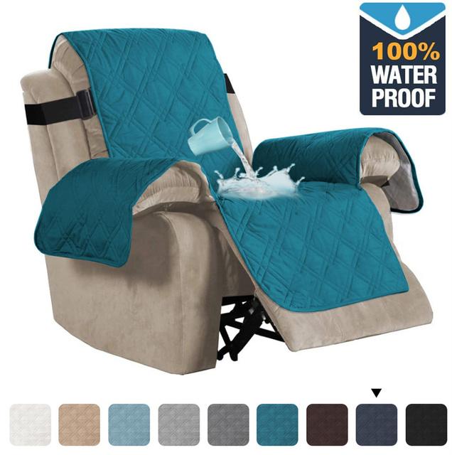 

Waterproof Recliner Cover Pet Dog Kids Sofa Mat Dustproof Furniture Protector Couch Slipcovers For Living Room Small Size