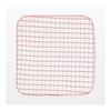 Muji Indian Cotton Yarn-Dyed Kitchen Towels, Set of 6, Red, Approx. 40x40cm, Absorbent, for Dish Wiping and Cleaning, 3 Assorted Patterns, Cotton