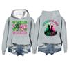 Women's Casual Long Sleeve Pullover Witch Print Hooded Sweatshirt