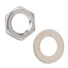 5 Pcs Metal Electric Guitar and Bass Jack Socket Replacement Nuts with Washers Set(M8)