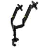FURVERO HK002 Monitor Mount 2 X Arm, Gas Spring, Boom, Black N