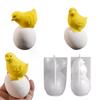 Osterhahn und Ei Silikonformen | Ideal für Oster Gipsfiguren, Duftkerzen, Harzhandwerk | Perfekt