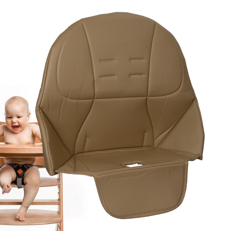 Baby Dining Chair Seat Cushion PU Leather Sandwich Sponge Suitable for Peg Perego Tatamia high chair Accessories baby chaircover