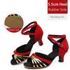 Damen Erwachsene Latein Tanzschuhe Hoher Absatz Tanzschuhe Damen Weicher Boden Modern Standard Tanzschuhe