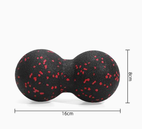 EPP 8cm Peanut Massage Ball High Density Myofascial Release Muscle Relaxation Lacrosse Yoga Fitness Pain Relief Massage Roller