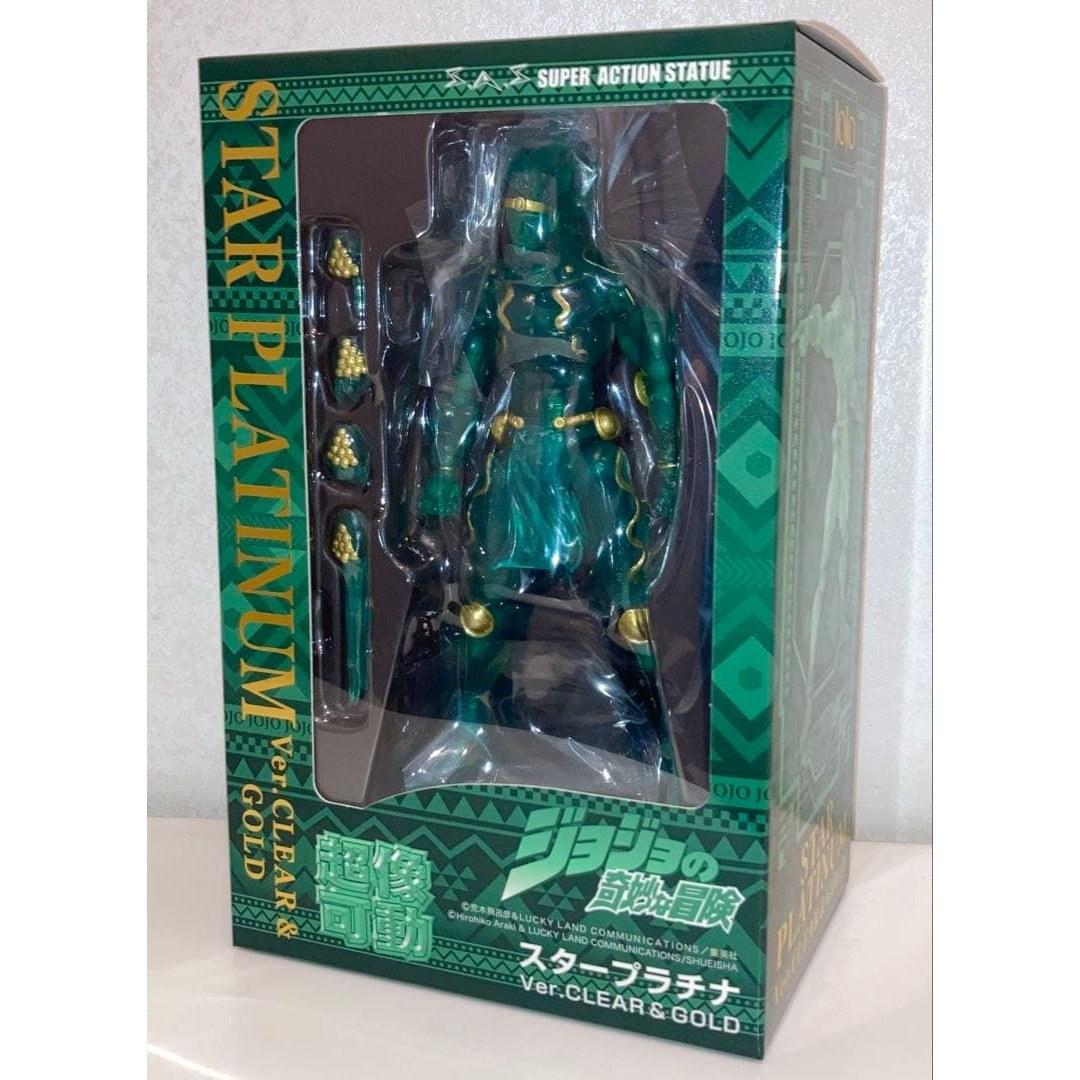 WF 2025 Summer JoJo Super Action Statue Star Platinum Clear Gold