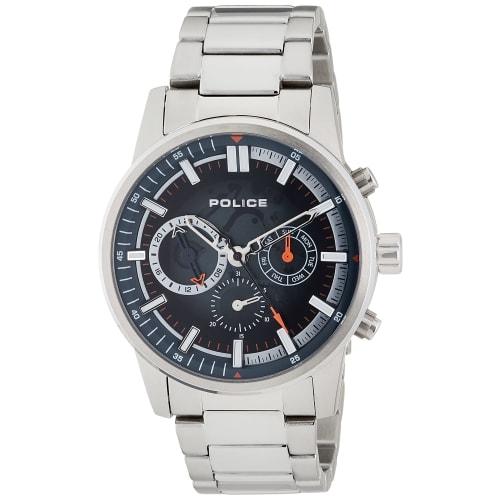 Police GREENLANE Men's Silver Watch JK2227005