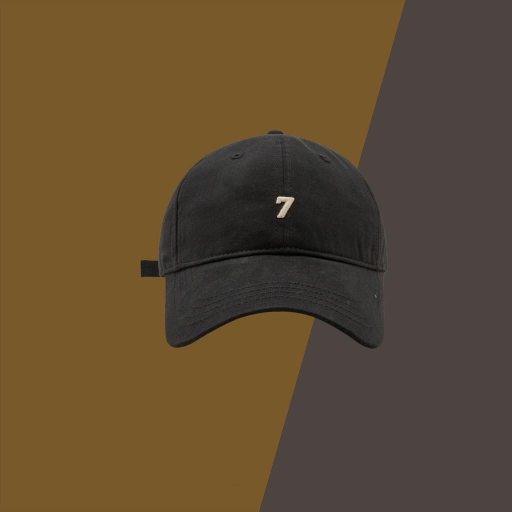 Streetwear Embroidered Seven Digit Cotton Baseball Cap With Wide Brim For Casual Summer Wear