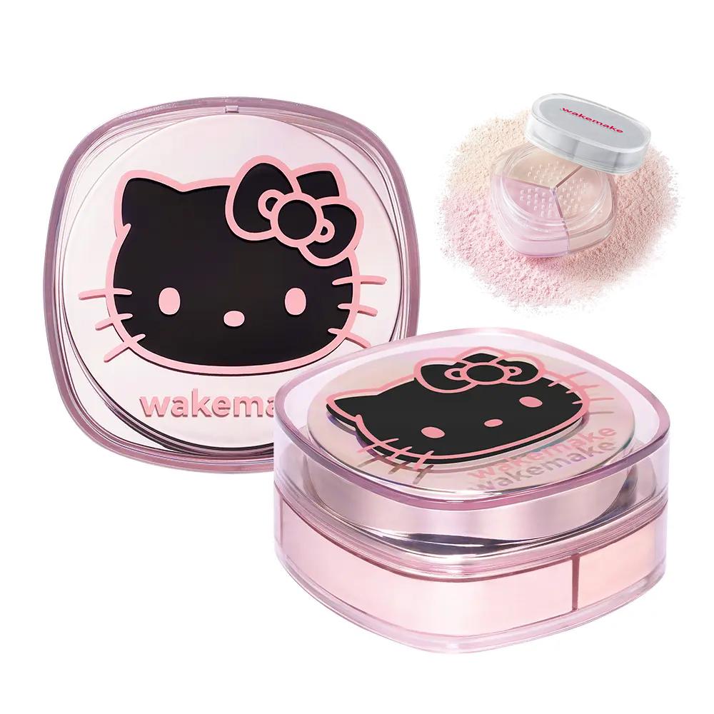 [Hello Kitty Black Edition] WAKEMAKE Stay Fixer Multi Color Powder 03 Satin Pink