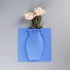 3Pcs Silicone Window Vase Punch Free Reusable Modern Fridge Door Glass Window Ceramic Tile Wall Mount Flowers Plants Vase Decoration