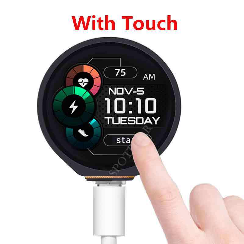 Placă de dezvoltare ESP32-S3 cu ecran tactil circular de 1,28 inch, cu accelerometru și giroscop.