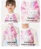 Kids' INS Style Long-Sleeve Sun Protection One-Piece Swimsuit