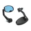 1 Pair 78in Motorcycle Rearview Mirrors Universal Handle Bar End Side Mirror Replacement for