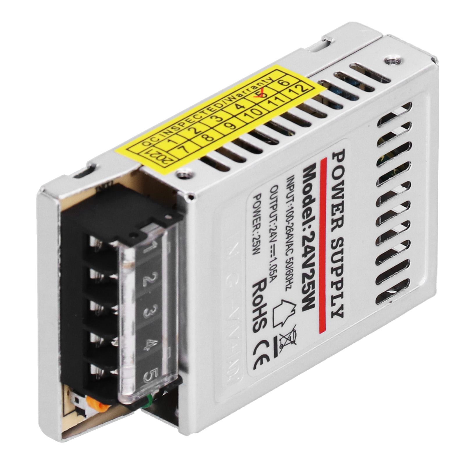 

YY2524 Імпульсний блок живлення драйвер 25 Вт постійного струму 24 В 1,05 А Малий розмір для обладнання моніторингу