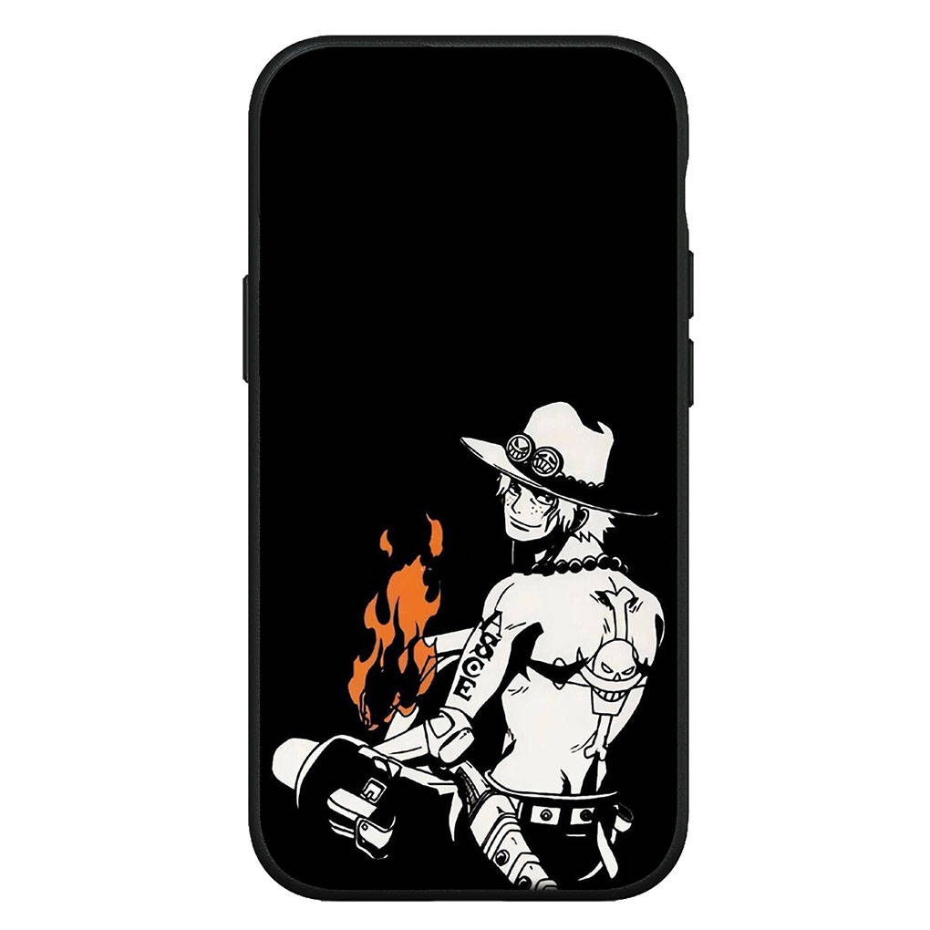 Cover for iPhone 16 15 Xiaomi Redmi Note 14 13 12 11 Pro Max X 8 9 16e Samsung Galaxy S25 S24 S23 Moto E15 OPPO Huawei One Piece Luffy Ace Phone Case